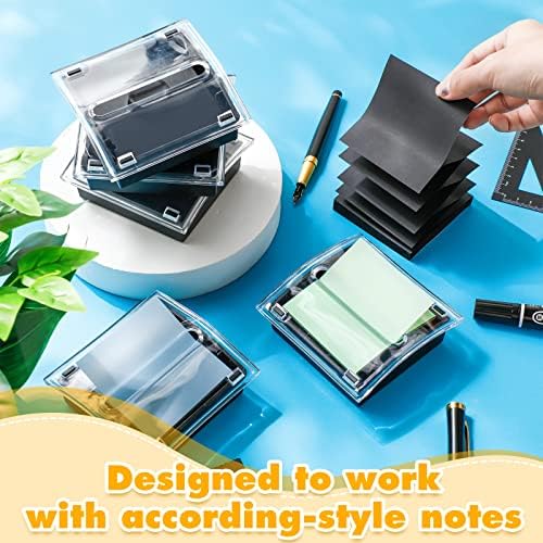 Mimorou 24 Pcs Pop up Sticky Notes Dispenser Sticky Note Holder for Desk - Image 4