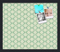 PinPix 20x17 inch Cork Bulletin Board. This Decorative Framed Pin Board Comes with Diamond Pattern in Green Design and Satin Black. Ideal for Home, Office Decor or School (PinPix-586) by PinPixBulletinBoards