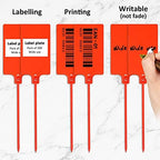 Youyole 200pcs Plastic Seals Shipping Tags Logistics Use Big Sign Tie Large - Image 3