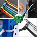 250 Pack 12 Inch Heavy Duty Reusable Zip Ties Green ?UV Resistant, 55 LBS Tensile Strength, Weatherproof Cable Ties for Outdoor, Industrial, and Harsh Environments - Image 6