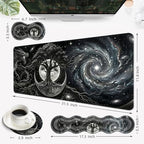 Desk Mat, Mouse Pad with Wrist Rest, 4-in-1 Large Mouse Pads for Desk, Ergonomic Mouse Pad and Keyboard Wrist Rest Gaming Keyboard Mat for Office,Tree of Life Moon - Image 6