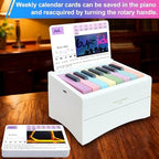 Piano Calendar 2026 Desk Calendar, Magical Music Themed Singer Korean Kpop Playable Piano Desk Monthly Calendar, Demon Mini Piano With 12 Music Scores in 13 Cards for Hunters Fans Gifts Home Decor - Image 5