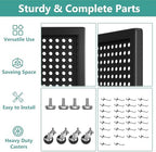 Peg Board Display Stand with Extra 32 Hooks 24" X70” Pegboard - Image 6
