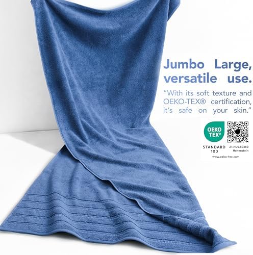 American Soft Linen 100% Cotton Luxury Turkish Towels, 35x70 XL Bath Sheet - Image 3