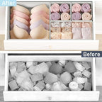 DIMJ Drawer Organizer Clothes, 28 Pack Dresser Organizer, Foldable Closet Organizers and Storage, Fabric Dresser Bins, Drawer Dividers for Nursery, Baby Clothes, Underwears - Image 5