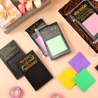 Motipuns 72 Pcs Christmas Appreciation Gifts Bulk Black Sticky Note Holder - Image 4