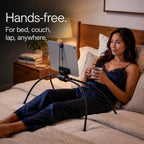 MaxPro Universal Tablet and Phone Stand for Bed — Patented Hands-Free Holder with Flexible Gooseneck Legs, 5 Viewing Angles, Fits Any iPad, Tablet, or Phone with or Without Case - Image 2