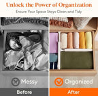 Lifewit 4" High Upgrade Drawer Divider, Adjustable Drawer Organizer Clothes - Image 5