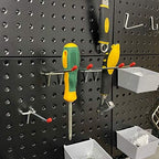 Wallmaster Garage Pegboard Storage Organizer - 48pcs Pegboard Hooks Set - Image 7