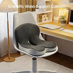 L-Shaped Memory Foam Seat Cushion with Back Support for Office Chair - Image 6