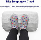 C CUSHION LAB Foot Rest for Under Desk at Work - Adjustable Memory Foam Foot Rest for Office Chair & Gaming Chair - Ergonomic Design for Back & Hip Pain Relief - Wellness Green - Image 5
