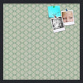 PinPix 24x24 inch Cork Bulletin Board. This Decorative Framed Pin Board Comes with Diamond Pattern in Green Design and Satin Black. Ideal for Home, Office Decor or School (PinPix-586) by PinPixBulletinBoards