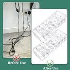 ProSuites Cable Organizer Box with Lid, 5 Pcs Clear Cord Storage Organizer with 50 Cable Ties 108 Cable Labels, Charger Organizer for Office Desk Drawer Organizers and Accessories - Image 5
