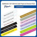 Brother Genuine P-Touch TZe-231 4-Pack Tape (TZE2314PKB) ½” (0.47” or 12mm) x 26.2 ft. (8m) Laminated Black on White, (for use with PT-D210, PT-H110, PT-D220, PT-D410, PT-D600 Label Makers) - Image 5