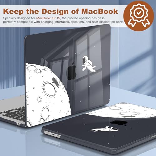 CISSOOK for MacBook Air 15 Inch Case Astronaut 2023 2024 2025 2026 M2-M5 - Image 5