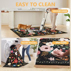 Office Chair Mat for Hardwood Floor & Tile Floor,48"X 60"-Black Multicolor - Image 5