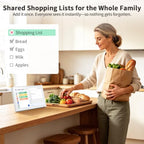 Digital Calendar, 10.1" Smart Touchscreen Electronic Family Calendar Organizer with Calendar Sync, Chore Chart, Meal Planner, To-Do Lists & Digital Photo Frame, Wall or Desk Mountable - Image 5