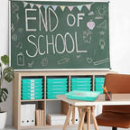 Tinlade 24 Pcs Classroom Paper Storage Bins with Lids, Teal, 13x10in - Image 4