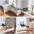 MOUNT PRO Long Laptop Wall Mount, 28" Extended Wall Mount Laptop Holder - Image 5