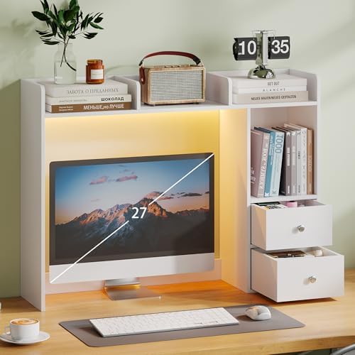 ChooChoo Desktop Bookshelf with LED Lights and 4 Shelves by ChooChoo