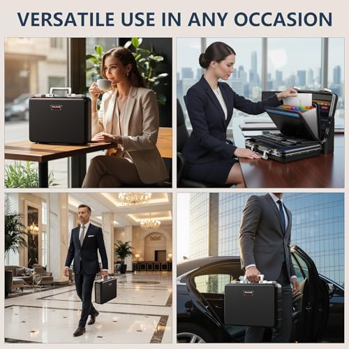 COLCASE Fireproof Document Box with Aluminum Frame - Ultra Hard Box - Image 6