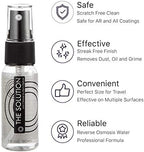The Solution Lens Cleaner Spray | 6-1oz Alcohol Free Eyeglass Lens Cleaning Spray & 3 Microfiber Cleaning Cloth for Glasses, Lens, Screens - Image 3