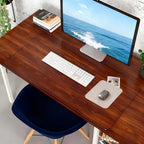 Clear Desk Mat Pad, 25"x43" Large Transparent Computer Desk Mat Plastic Desktop Protector, PVC Writing Pad,Round Edge, Waterproof Wipeable Non-Slip Table Protector for Home Office 2.5 mm by ACFBGFV
