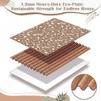 24 Pcs Desk Dividers for Students, Heavy Privacy Boards, Boho - Image 3