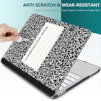 DONGKE Compatible with MacBook Neo 13 Inch Case 2026 A3404 A18 Pro chip & Touch ID, Plastic Hard Shell with Keyboard Cover, Screen Protector & Dust Plugs, Composition Book - Image 6
