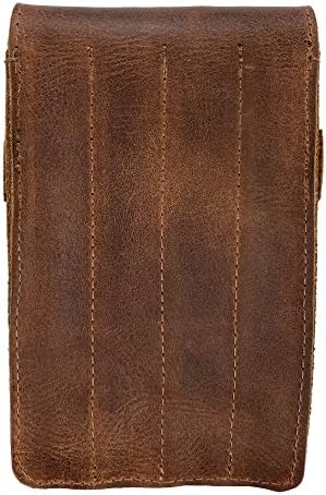 Pen Holder, Pencil Case, Minimalist Style Holder, Classic Storage, Full Grain Leather, Handmade, Bourbon Brown - Image 2