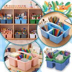 Geelin 24 Pack Classroom Caddy Bulk, 9.3 x 8.5 x 5.1 inch, Morandi - Image 5