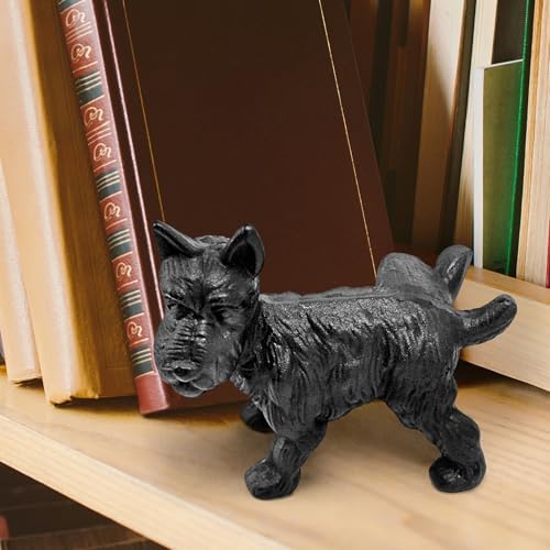 Design Toscano Naughty Peeing Scotty Dog Die-Cast Iron Bookend and Doorstop - Image 2