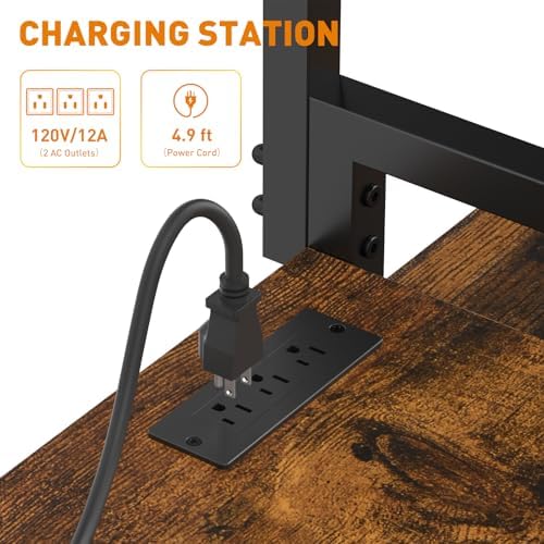 Dual‑Zoned 3D Printer Table with Filament Storage Rack for 2 Printers. - Image 3