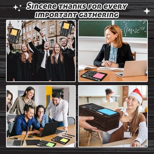 Kosiz 10 Set Wooden Sticky Note Holder Kit, Difference, Black - Image 6