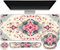 Gaming Mouse Pad, Large Desk Mat Cute Desk Pad Protector, 4in1 XXL Mousepad by ToLuLu