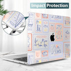 DONGKE Compatible with MacBook Pro 13 inch Case 2024 2023-2020 Release A2338 M2/M1 A2251 A2289 with Retina Display & Touch ID, Plastic Hard Shell & Keyboard Cover & Screen Film - Italy Stamp - Image 6