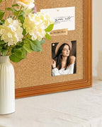 Cork Bulletin Board, 17.7"*23.6" Pin Board for Walls, Decorative Hanging Message Board for Home Office School - Memos, Notes, Photos, Vision Board(BN-4560) - Image 6