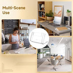 OMISTAR 4 PCS Postcard Brochure Holder Organizer, 6.4 x 4 Inch Acrylic Postcard Display Holder, Stand Clear Greeting Card Display Brochure Holder for Desk Table Home Office (4PCS-A) - Image 5