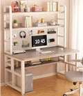 Pegboard Wall Organizer Panels.Modern Industrial Computer Desk with Storage Shelves & Pegboard - Stylish Home Office Workstation for Study, Writing, and Productivity，（Grey，47in） by Unknown