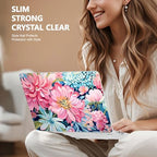 May Chen for MacBook Pro 16 inch A2141 2020 2019 Release, Screen Protector & Keyboard Cover Plastic Soft-Touch Case for MacBook Pro 16-inch with Touch Bar & Touch ID - Flowers Painting - Image 4
