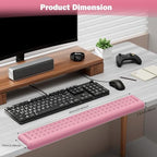 Leolee L-Shaped Desk Long Wrist Rest Elbow 60CM, Light Pink Arm Rest Desk - Image 6