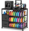 3D Printer Stand Table with Filament Accessories Storage Rack & Drawer by FitPoint