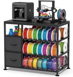 3D Printer Stand Table with Filament Accessories Storage Rack & Drawer by FitPoint