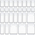 SMARTAKE 28 Piece Drawer Organizers with Non-Slip Silicone Pads, 4-Size by SMARTAKE