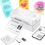 Thermal Shipping Label Printer 4x6 Bluetooth Label Maker for Small Business by Unknown