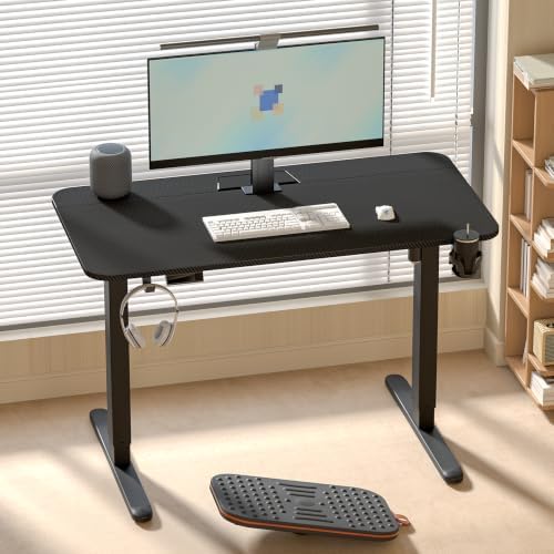 Standing Desk with Hidden Cable Management Tray,48x24,Black - Image 2