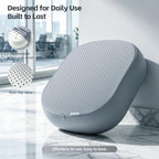 Foot Rest Under Desk, Memory Foam Ergonomic Footrest, Grey - Image 7