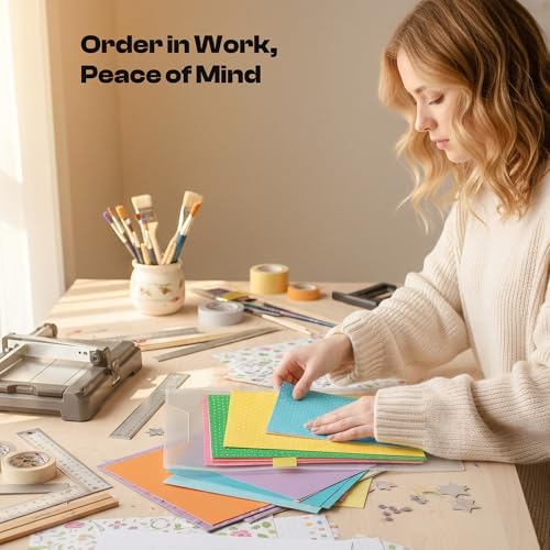 Caydo 36 Pieces Paper Storage for 8.5 × 11 papers with 48 Sticky Index Tabs - Image 3