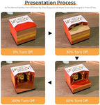 3D Time Piece Calendar, 2027 Desk Calendar With LED Light, 3d Tree Memo Pad Creative Desk Calendar, Christmas Gift for Colleague Friend, Desktop Decoration (Magic piggy bank) - Image 4