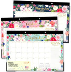 Large Teacher Desk Calendar 2026-2027 - Desktop Calendar 2026 by HadleyDesigns
